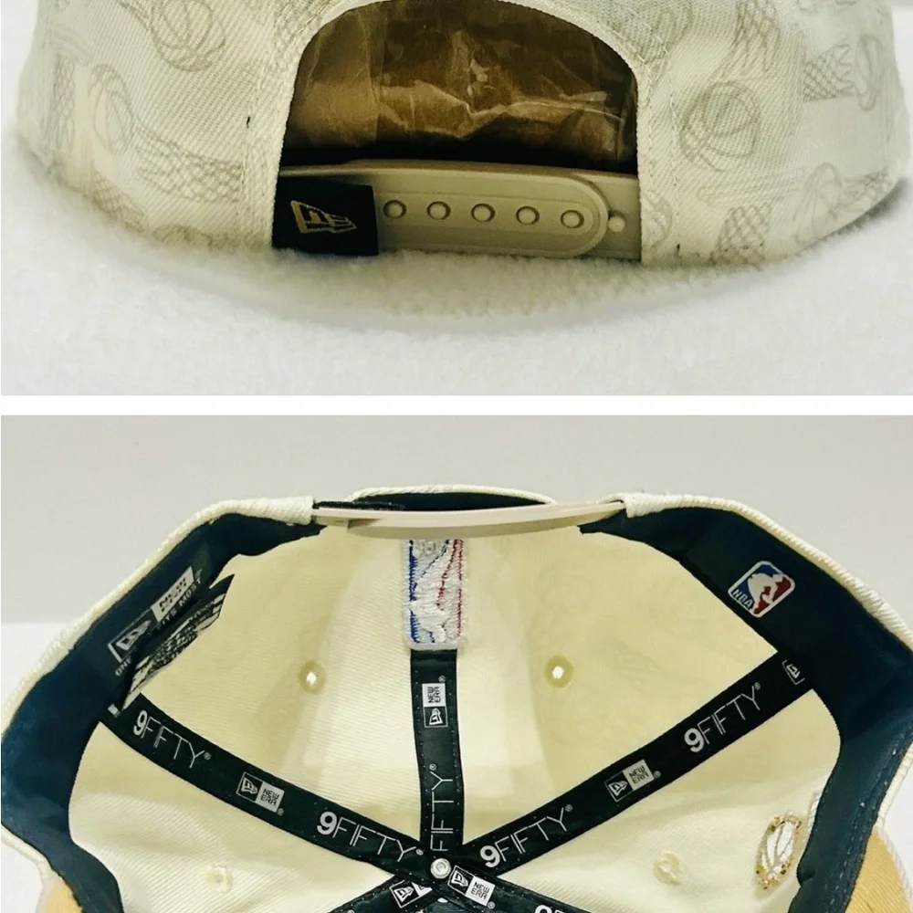NBA Boston Celtics Cream and Gold Championship Snapback - Picture 2 of 2